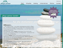Tablet Screenshot of pflege-partner.de